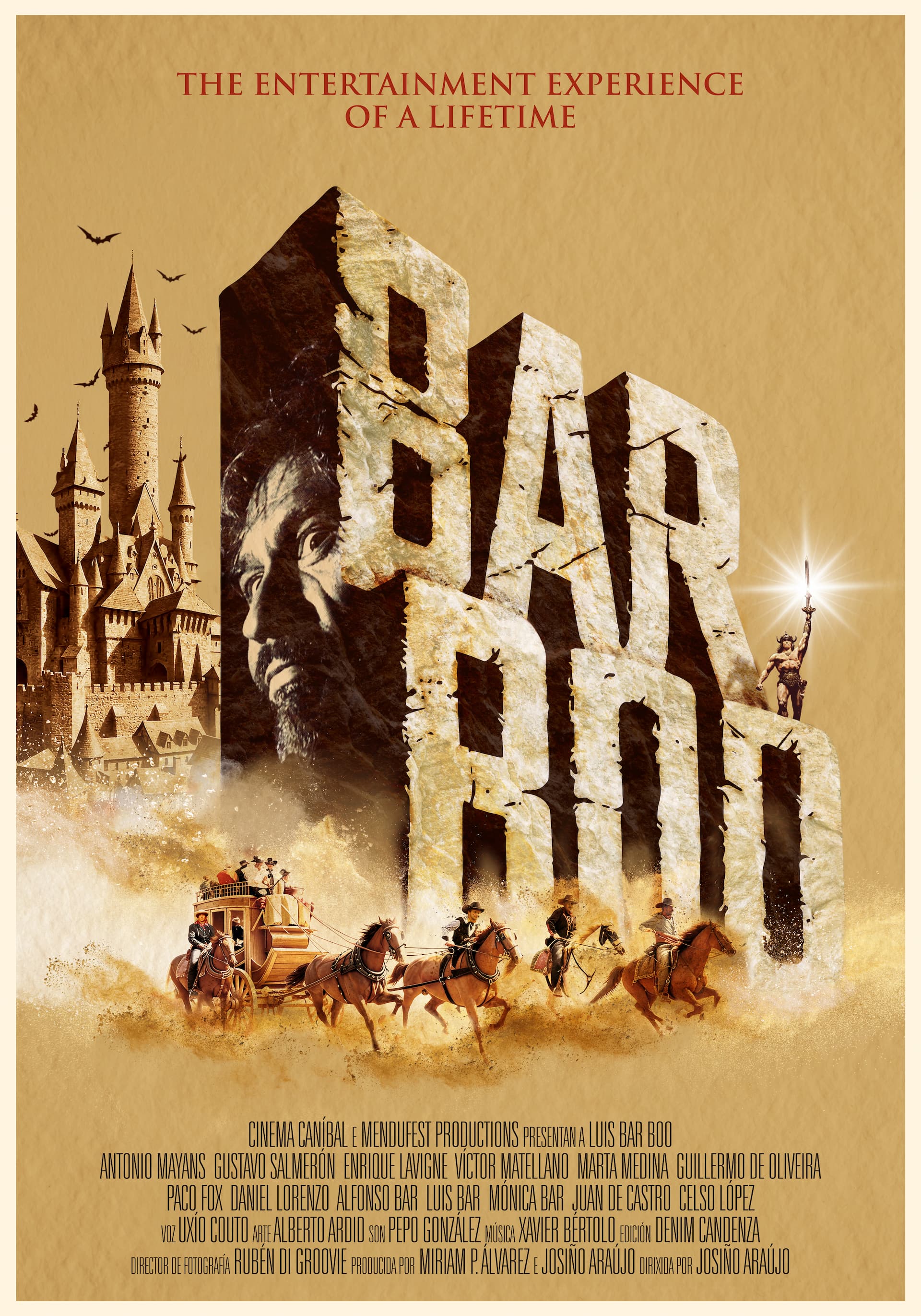 Cartel oficial do documental Bar Boo